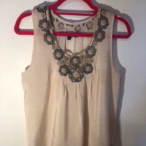 Love Stitch Embroidered Dressy Tank